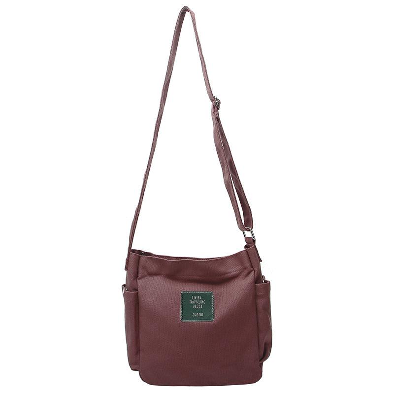 Spring And Summer Bags Casual Canvas Bags Shoulder Bags College Students Class Messenger Bags