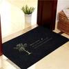 Welcome Doormat 40x60cm Polyester Fiber Durable Waterproof Shoe Clean Anti-Slip Entrance Door Carpet Floor Mat Indoor Outdoor