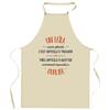 Kitchen Apron - A Leïla Also Brilliant - Breton Print - Durable Cotton - Made In France