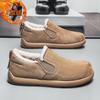 Shoes winter new outdoor light and comfortable foot-fitting lazy shoes fleece thickened soft-soled casual shoes