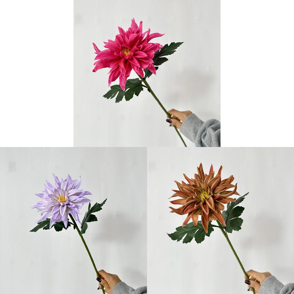 Realistic Dahlia Pinnataflower Arrangement For Hotel Wedding Window Display