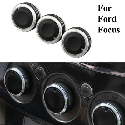 3pcs/Set Car Air Conditioning Turning Switch Knob AC Knob for Ford Focus 2 MK2 Focus 3 MK3 2005-2017 Mondeo C-MAX