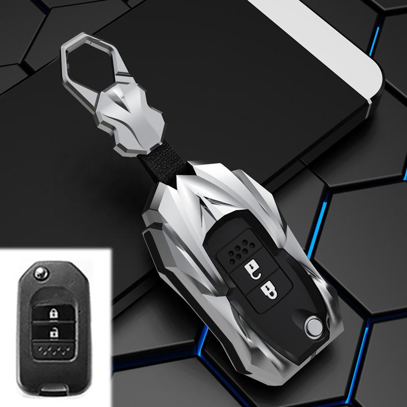 Zinc Alloy Car Key Case Cover for Honda CivIc HRV CRV XRV Crider Odyssey Fit Freed 2015 - 2018