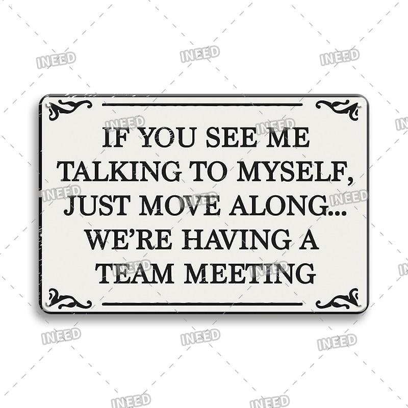 Blechschild mit lustigem Zitat, Garagen-Wandschild, humorvolle Buchstaben, Männerhöhle-Dekor, Metallschild, 20,3 x 30,5 cm, ideales Geschenk für Freunde und Liebhaber