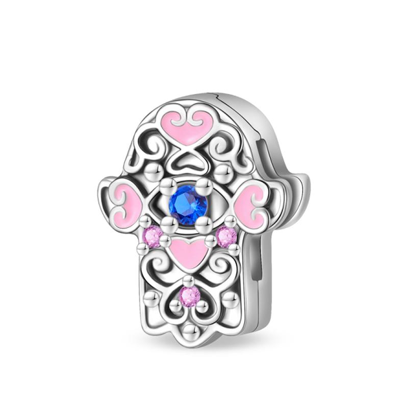 Newcopper Donut Protection Lotus Heart Shaped Charms Flat Beads Fit 3Mmoriginal Bracelet Diy Jewelry Birthday Gift