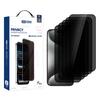 XDcase 5pcs / Pack Silk Screen Printed Anti-Peep Tempered Glass Screen Protector