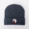 Autumn and winter pullover jacquard hat multi-color letter male and female adult wool knitted hat