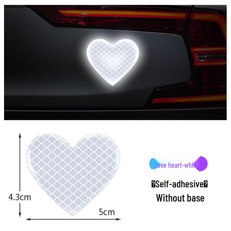 Reflektierender Warnschild-Aufkleber für Autos, Motorräder, Elektrofahrzeuge und Fahrräder