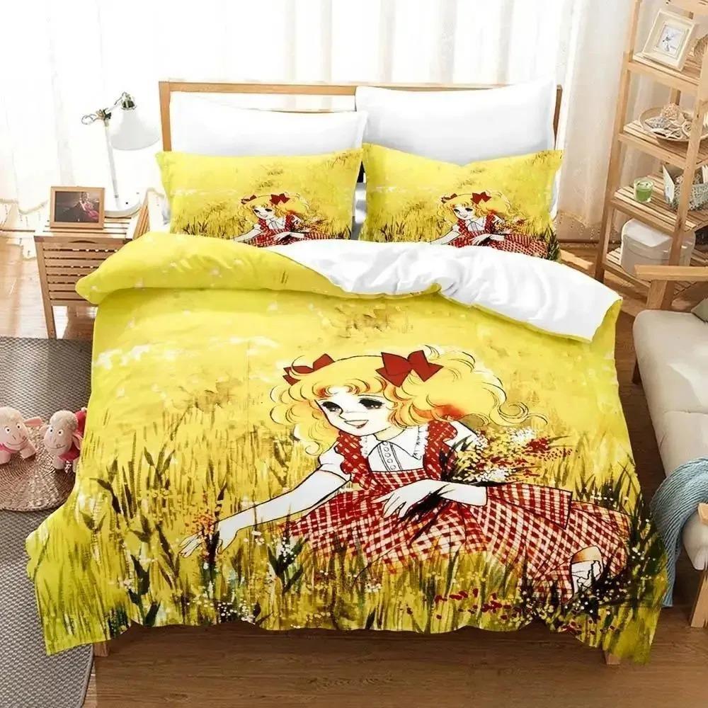 3D-Druck Manga Cplusy Anime Bettwäsche-Set Junge Mädchen Junge Mädchen Twin Queen King-Size Maße Weiche Bettbezug Kissenbezug Bett Junge Mädchen