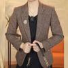 Women's Autumn/Winter Stylish Petite Blazer - Versatile, Slim, and Chic