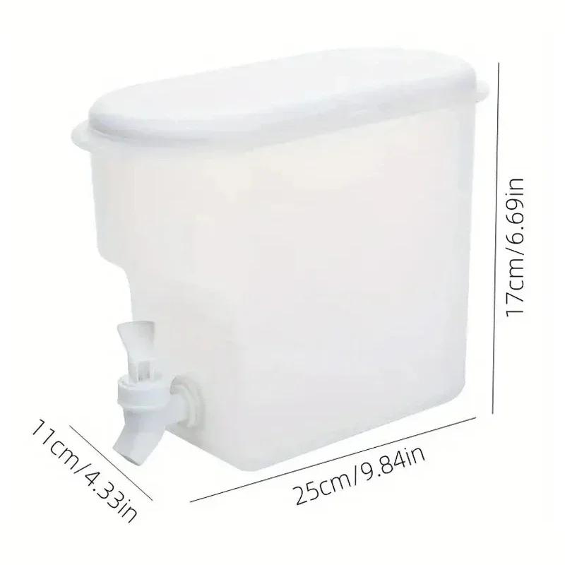 1 szt. Chłodzony czajnik na wodę do lodówki i kran z zimną wodą, wiadro 3,5 l o dużej pojemności, czajnik na napoje z herbatą owocową do użytku domowego