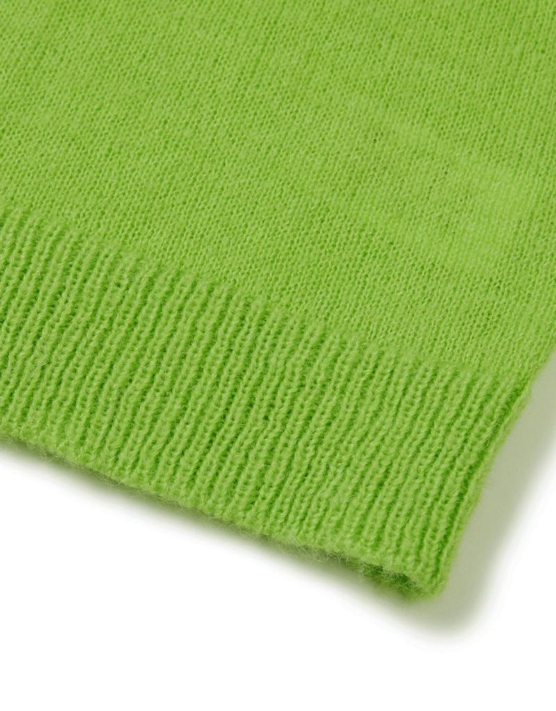 MMLG [Mmlg] Stripe Knit (Green)