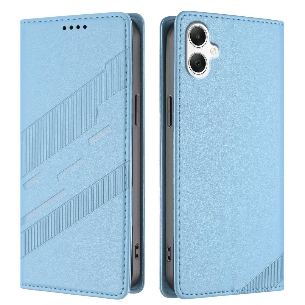 For Samsung Galaxy A07 Phone Cases Punk Style Imprinted Wallet Stand Leather Cover