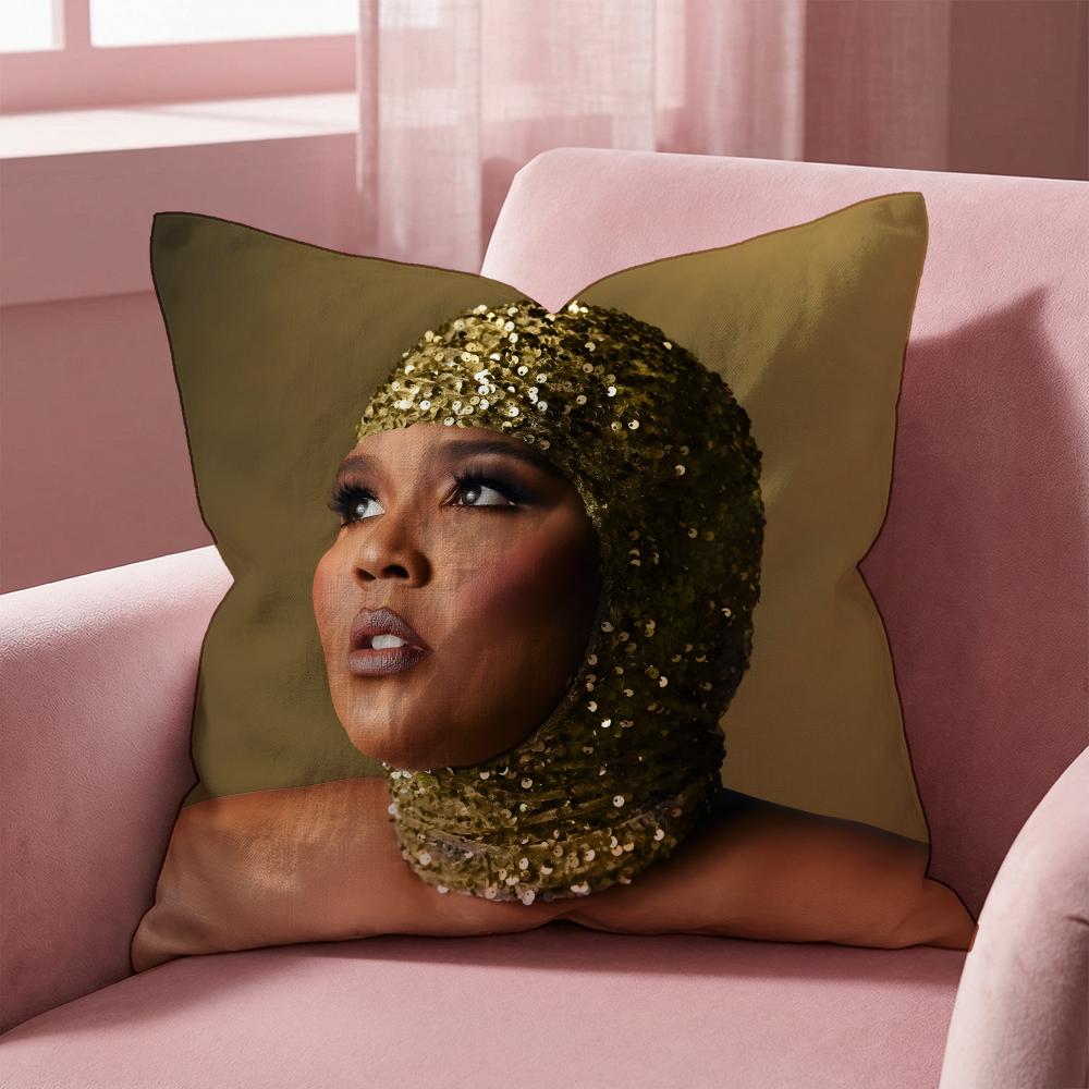 

Lizzo Cushion Cover Multi-Scene Pillow Cover for Home & Car - Reversible, Soft & Durable for Daily Use 30cmx30cm