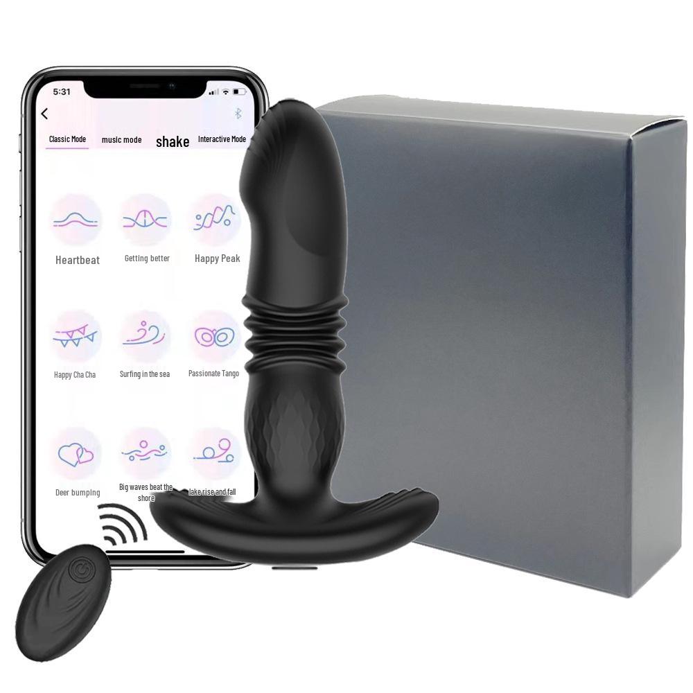 2nd Gen Electric Remote Prostate Massager for Men - Vibrating Anal Plug Adult Toy