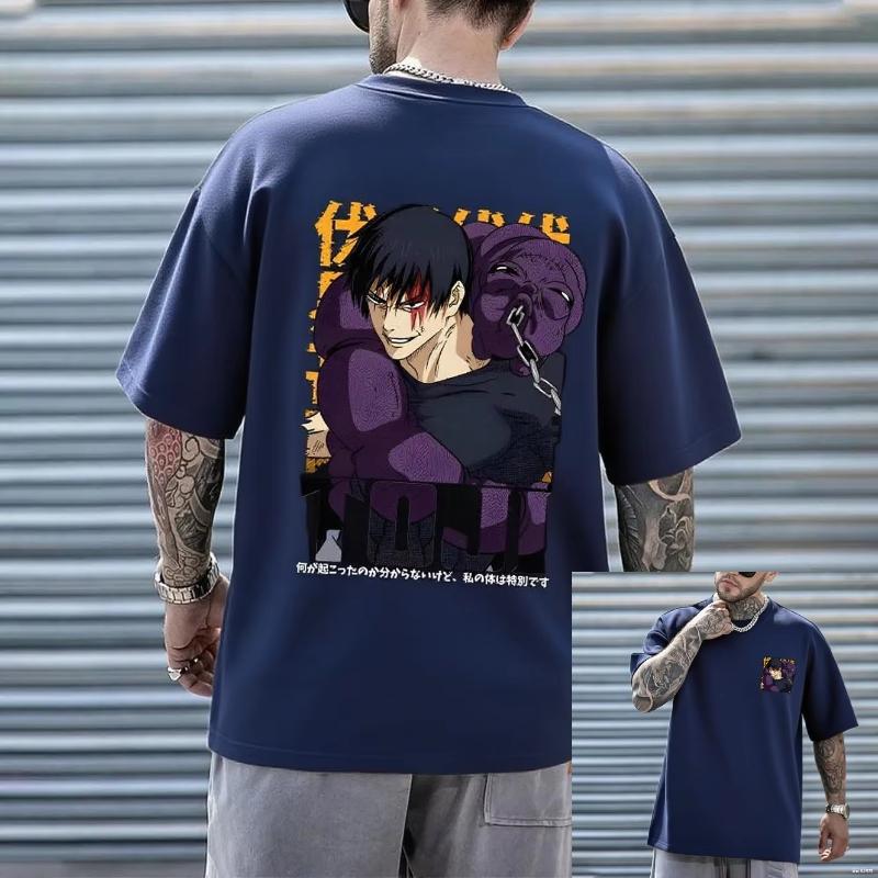 

Jujutsu Kaisen Anime Mens Tshirt Japanese Streetwear Short Sleeve Graphic Tee Women Casual Summer Oversize Hiphop Fashion Top S