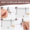 Professional Adjustable Hand Saw Mini Saw Bow with 12Pcs Blades for Wood Jewelry Tool Cutting Kit DIY Woodworking Tools