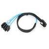 G0101 Mini SAS Cable 36P SFF‑8087 to 4SATA Server Data Line Computer Accessories