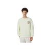 Li Ning Basketball Series Anti-Five Crew Neck Pullover Letter Print Casual Sweatshirt Men sweatshirt Soft-Water-Green AWDV031-5