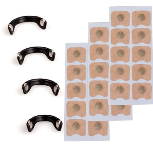 Anti-Snoring Aid, Nasal Breathing, Nasal Dilation, Magnetic Nose Clip, Anti-Snoring, Gentle on the Skin, 15-Day Supply, Nose Clip, Anti-Snoring Aid, N