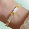 Elegant Osmanthus Open Bangle: Exquisite Chinese Style Versatile Bracelet