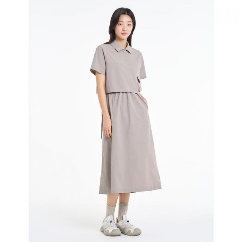 

Bbc Earth Women S Cool Surker dreSS Layered VANILLA/80