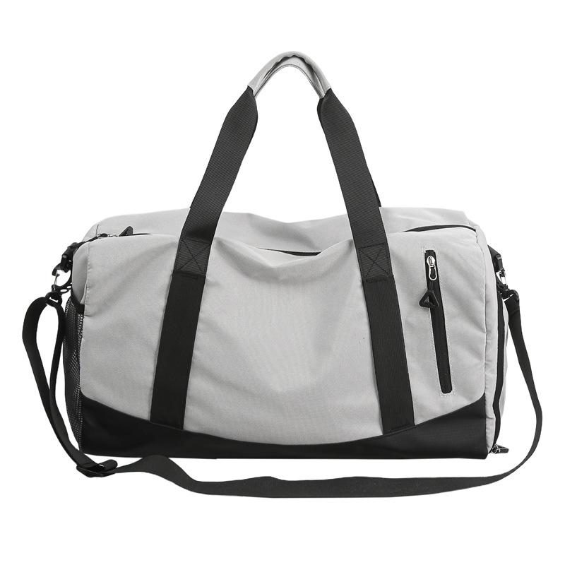 

Couple outdoor travel bag fashion belt shoe compartment sports fitness bag short-distance boarding portable multifunctional messenger bag women серый