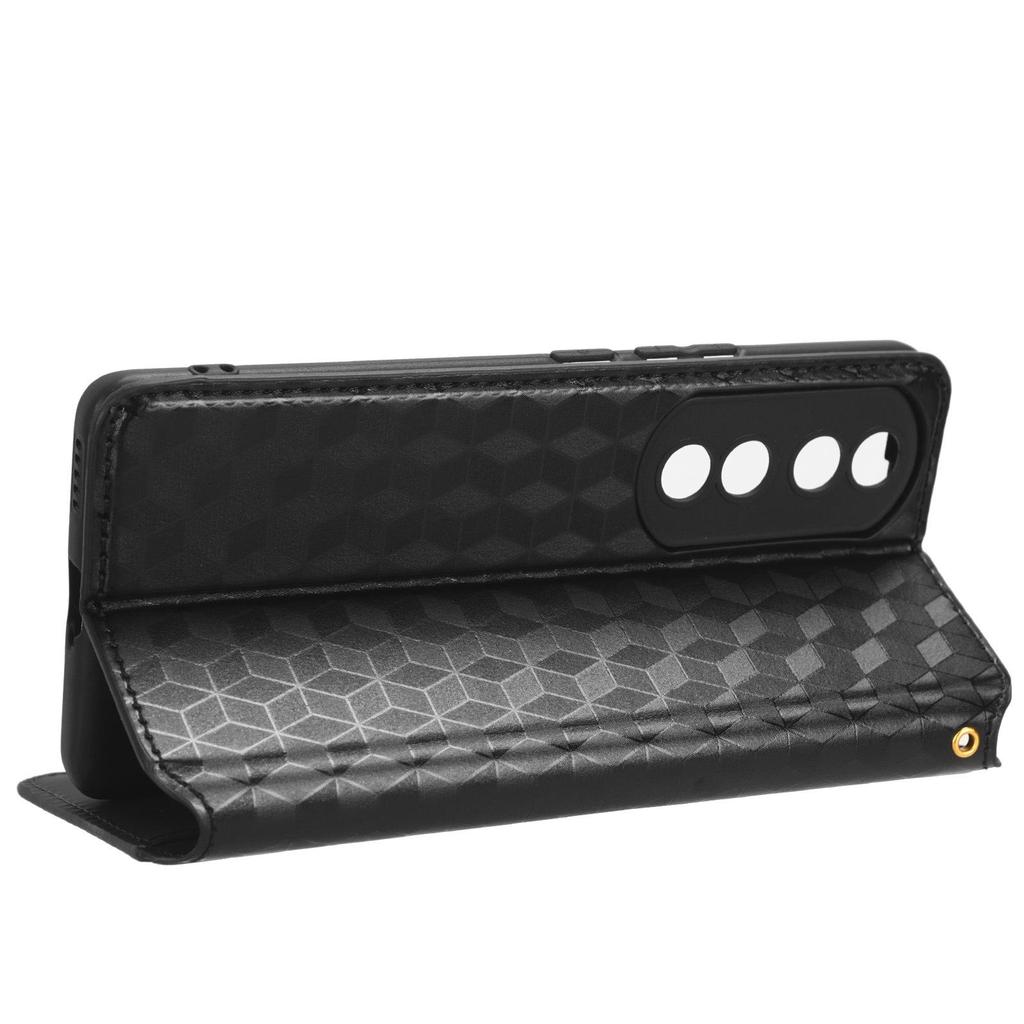 Compatible Honor 90/Pro Phone Leather Case with Card Slot, Stand, and Magnetic Closure