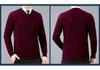 2025 Herren V-Ausschnitt Kaschmirpullover: Dick, Warm, Business Casual für Herbst/Winter