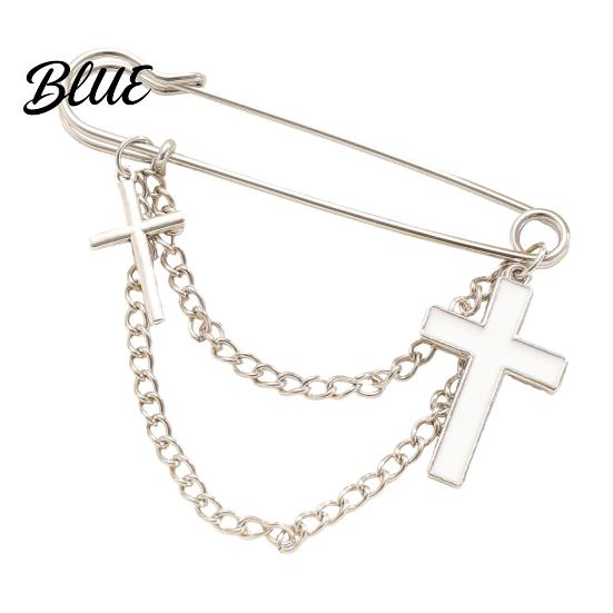 Electroplated Brooch Gold Safety Pin for Women Sweater Shawl Clips