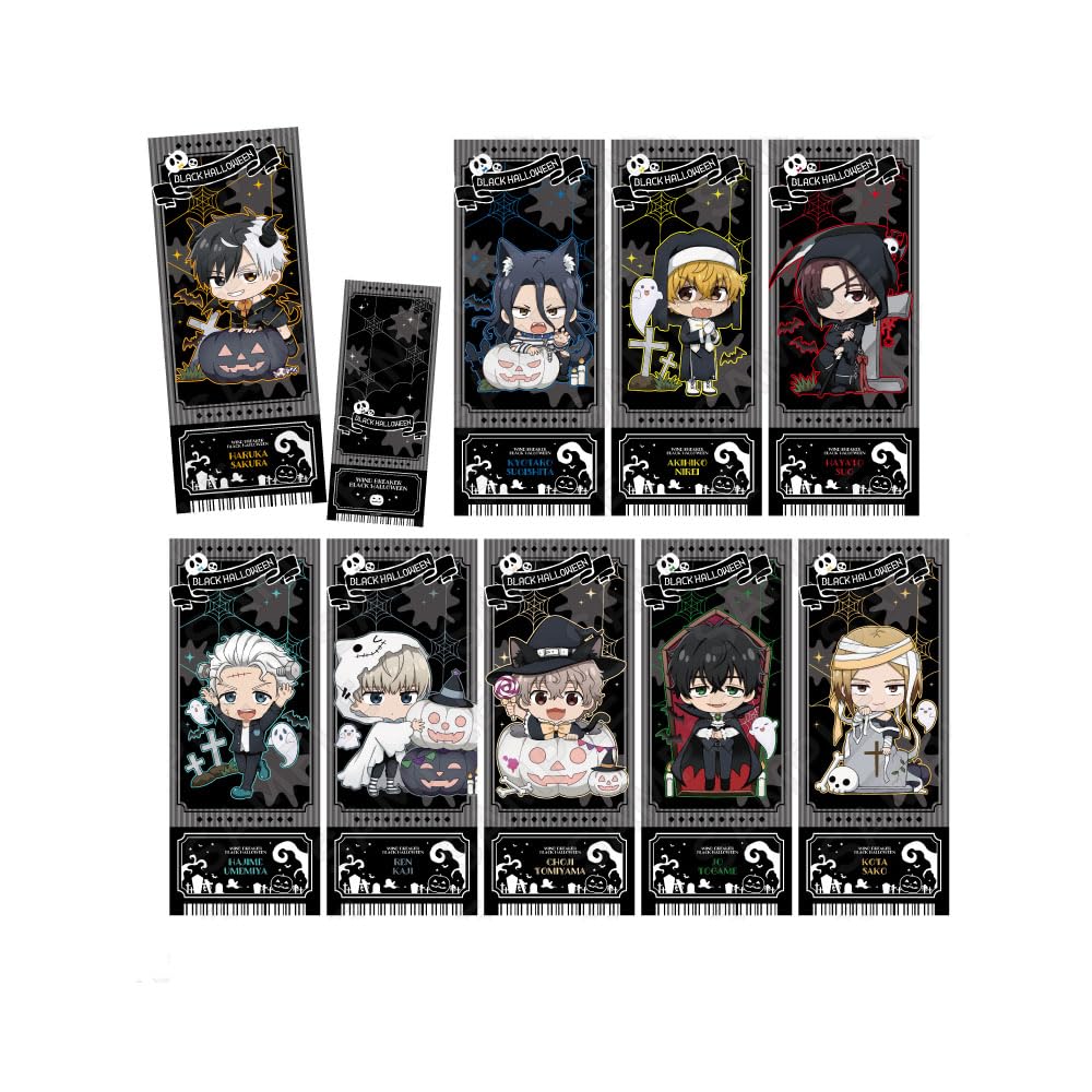 WIND BREAKER Trading Black Halloween Box of 9 Ticket-Style Cards, Ver.,