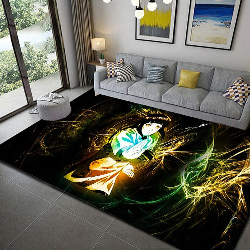 Naruto Anime Carpet Rug for Living Room Bedroom Home Sofa Decoration,Kids Play Non-slip Floor Mat