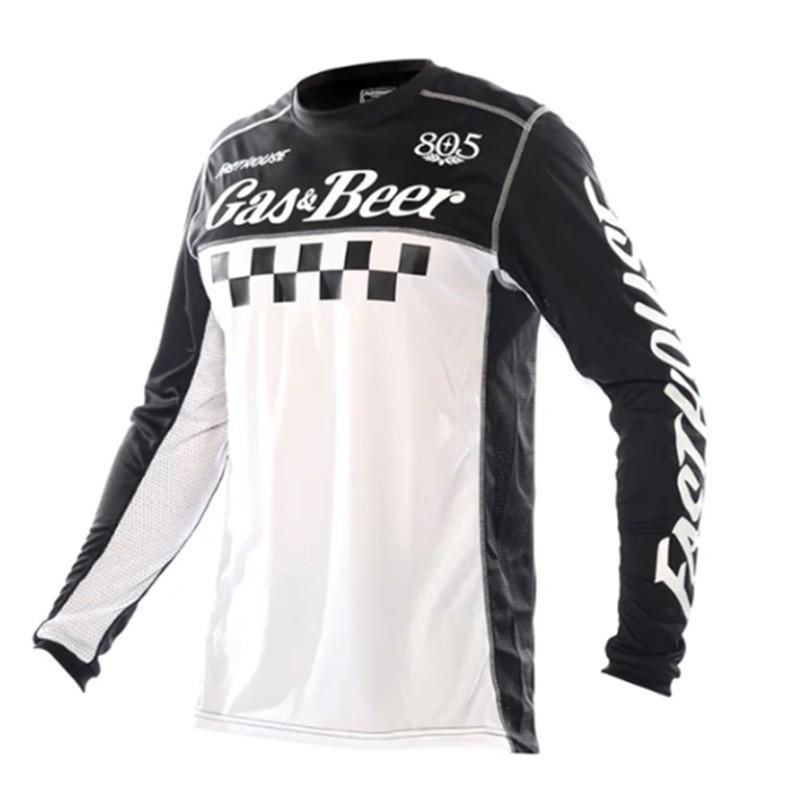 Herren Damen Mountainbike Radtrikot Set Schnelltrocknend Atmungsaktiv Off-Road MTB Bekleidung Trail Riding Dirt Biking