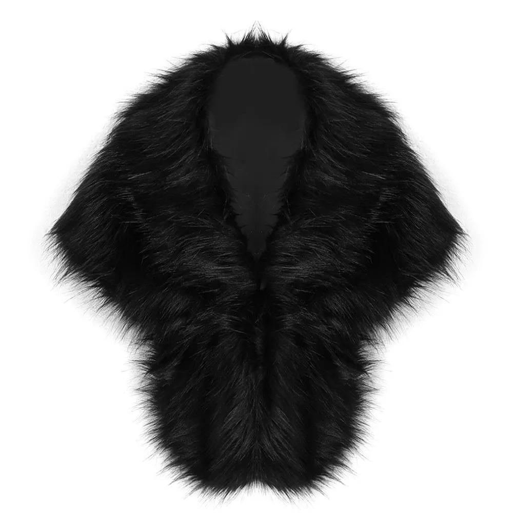 

Shawl Elegant Faux Fur Shawl Warp Stole Evening Wedding Women 2