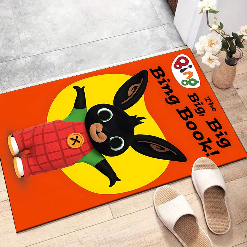 1pc Bing Bunny3 Design Printed Area Rug Carpet for Bedroom Living Room Home Decor Rugs Mat Non Slip Mat Rug for Bedside