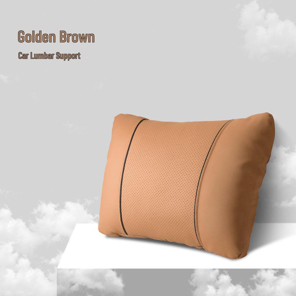 Toyota Car Headrest Neck Pillow & Lumbar Support with Removable Cover & Adjustable Straps