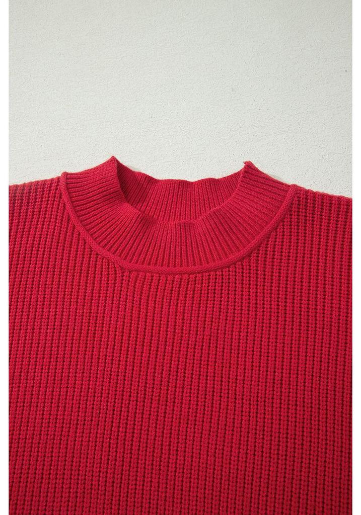 Women's Solid Color Loose Pullover Sweater - Autumn European & American Style