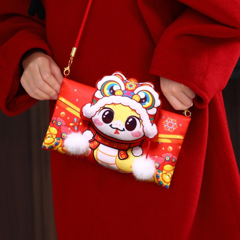 Traditional 2025 Snake Year Red Envelopes Chinese Style Red Packet  Wedding Birthday