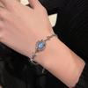 Sweet Fashion Planet Bracelet For Women Charm Light Luxury Blue Moonstone Crystal Stars Bracelet Girls Exquisite Jewelry Gift