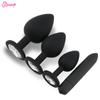 4pcs/set Crystal Anal Sex Toy Butt Plug Sex Toy for Men Prostate Massager Bullet Vibrator for Women