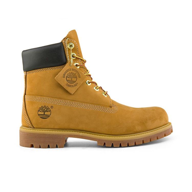 Timberland Premium Series Waterproof Classic Yellow Boots Short Outdoor Boots Unisex boots Wheat TB010061W