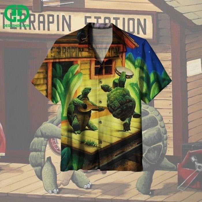 Grateful Dea-d Terrapin Station Turtles Hawaiian Shirt Unisex T-Shirt XXXXL