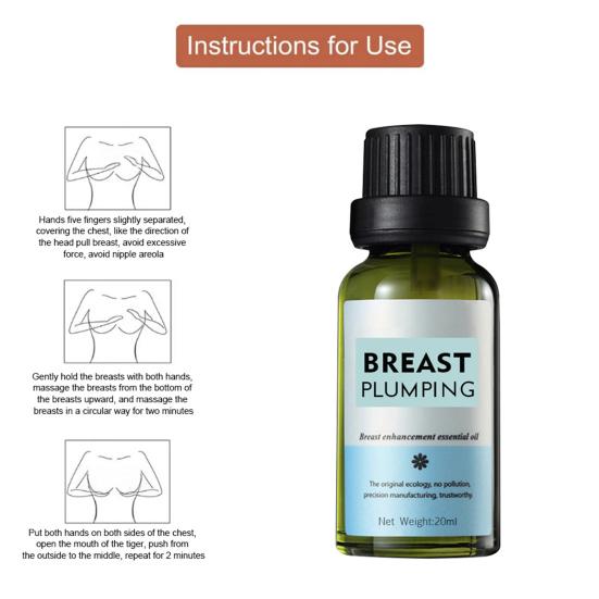 20ml Breast Oil Nourishing Skin Enlarge Bust Natural Beauty Bust Enhancer Massage Plumping