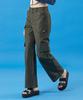 KOLEAT Summer Cooling Crispy Straight Cargo Slacks Pants [Khaki]