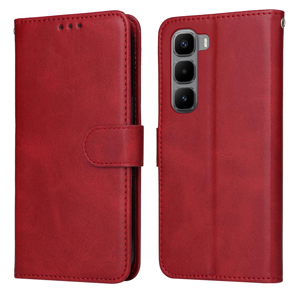 For Infinix Hot 60 Pro+ 4G Case Wallet PU Leather Folio Flip Phone Cover