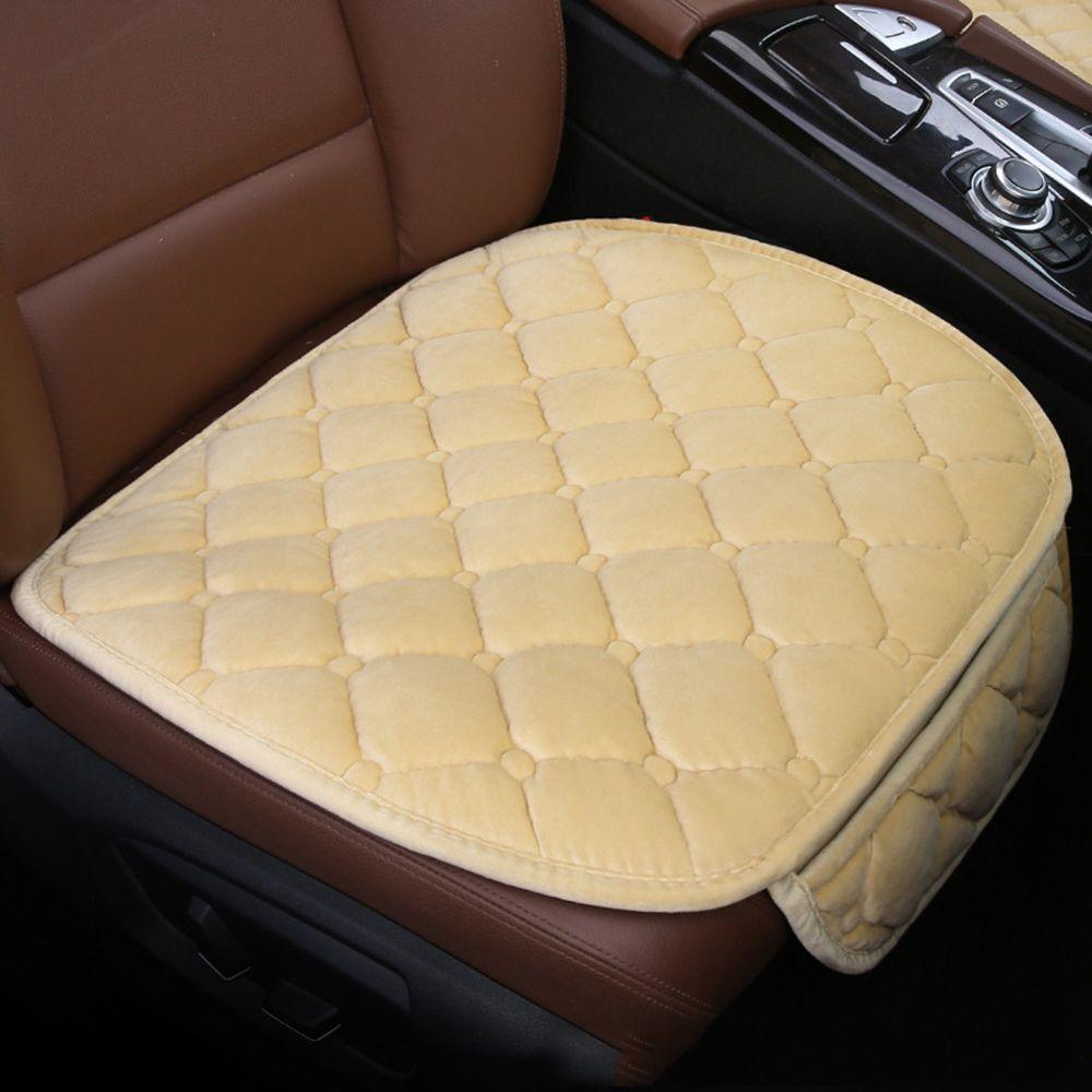 Winter Breathable Pad For Car Anti-slip Auto Protector Wool Plush Car Seat Cover Cushion