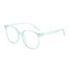 Trendy Retro Gradient Square Glasses for Women with Blue Light Blocking and Optional Myopia Lenses