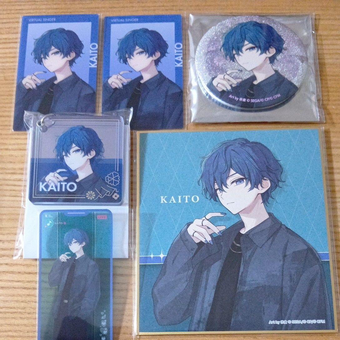 Used Proseca KAITO Goods Set Can Badge Epica Acrylic Keychain