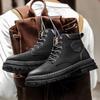 Martin boots men's new autumn and winter men's boots trendy versatile lace-up high-top casual trendy shoes
