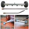 5000PSI 15inch Pressure Washer Undercarriage Cleaner Water Broom Car Chassis Wash 4 Spraye Nozzle